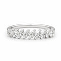 Half Eternity Marquise Ring