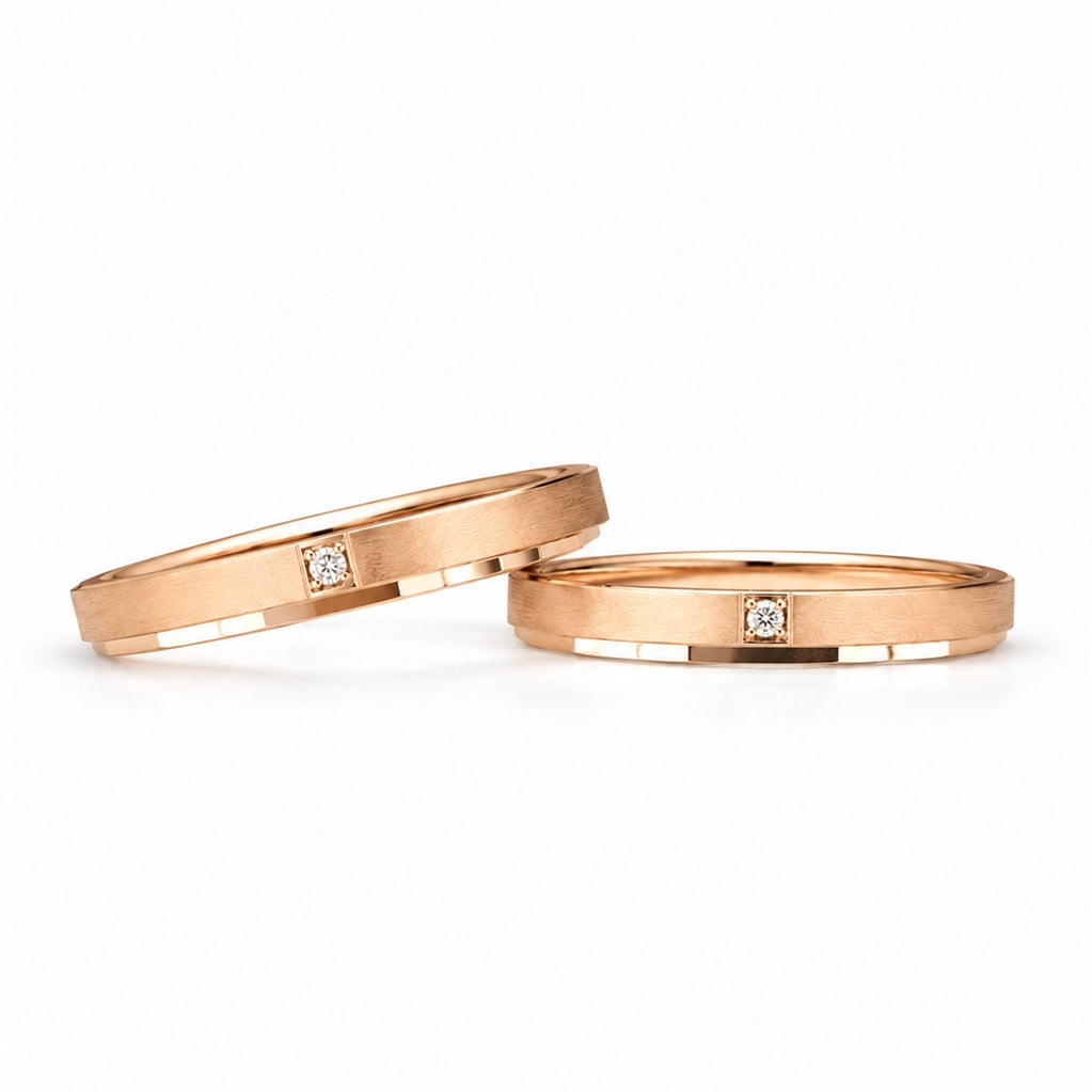 Prism Wedding Ring Set - CC145 & CC146