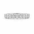 Half Eternity Oval Ring