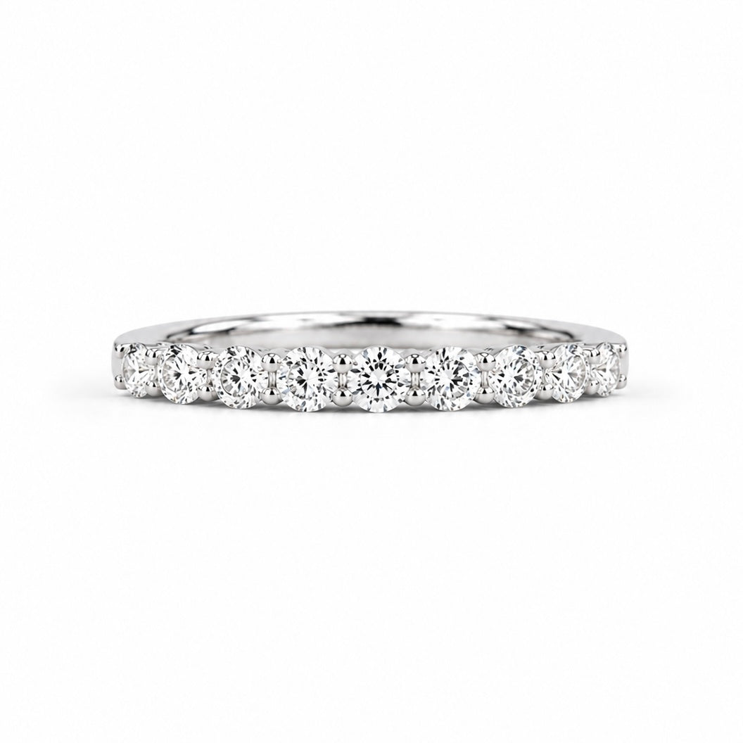 Half Eternity Ring Classic 4 Prongs (@0.10ct)