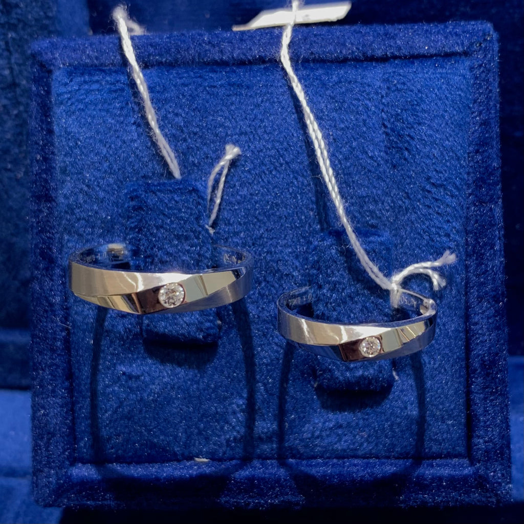 Eternal Twist Wedding Ring Set - CC156 & CC157