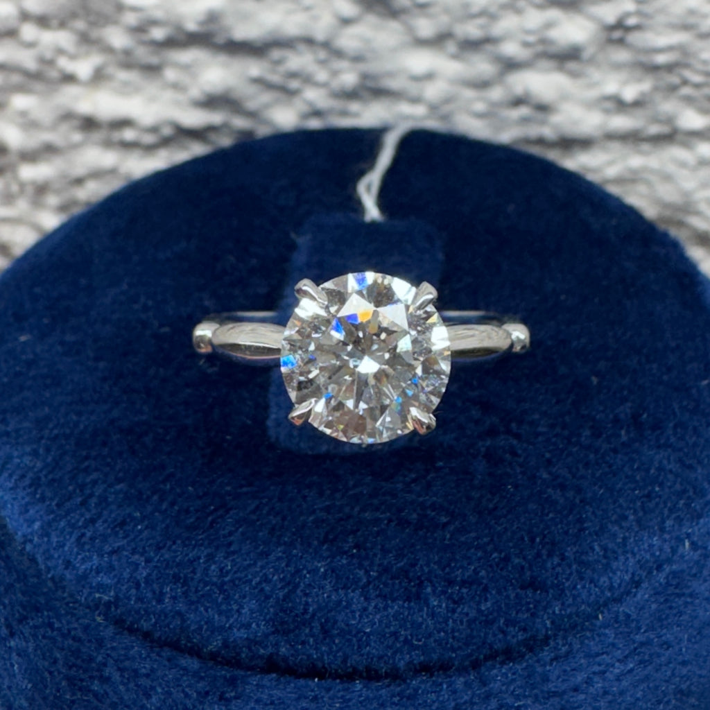 2ct Round Beads Ring