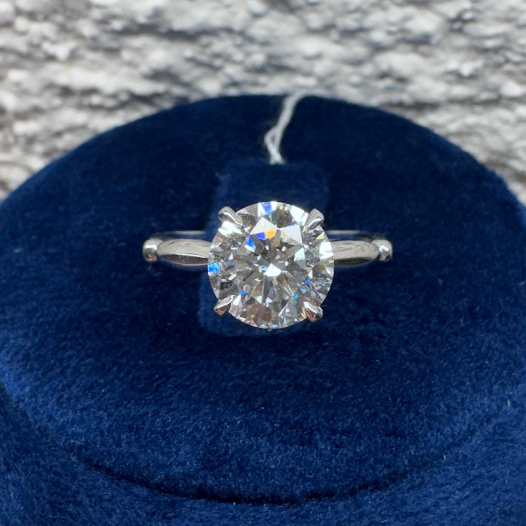 2ct Round Beads Ring