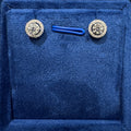 0.3ct Round Halo Stud Earrings (2in1 Setting)