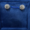 0.5ct Round Halo Stud Earrings (2in1 Setting)