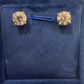 2.0ct Round Solitaire Stud Earrings